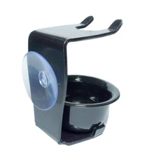 Комплект для бритья: помазок, миска, держатель и присоска для крепления