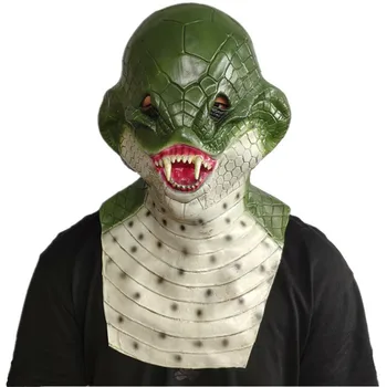 

Top Grade Halloween Party Cosplay Scary Animal Snake Head Mask Scary Devil Head Party Mask Lovely Dog Head Mask Funny Party