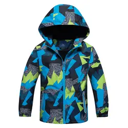 2019 осень-зима мальчиков ветровки куртки детская верхняя одежда спортивная одежда с капюшоном флисовая куртка двухслойная