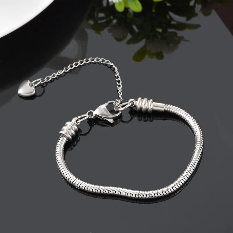 Нержавеющая сталь lasperal регулируемый браслет змейка съемный услышать подвесные