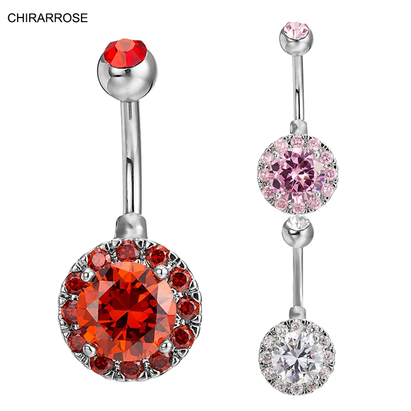 Fashion Silver Plated Navel Piercing Nombril Round Belly Piercing Body Jewelry Women Piercing