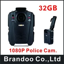 1080 P cámara grabadora portátil de cuerpo, modelo BC001