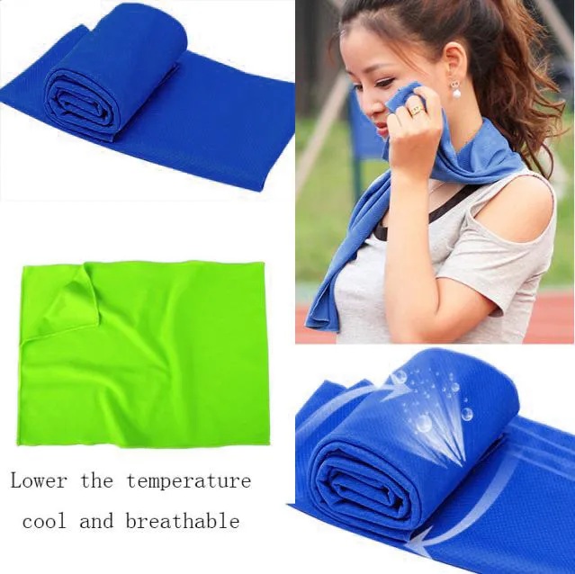 

Cold Sensation Beach towel Drying Travel Sports Swiming Bath body Towel Yoga Mat Serviette de plage Cooling Towel NEW