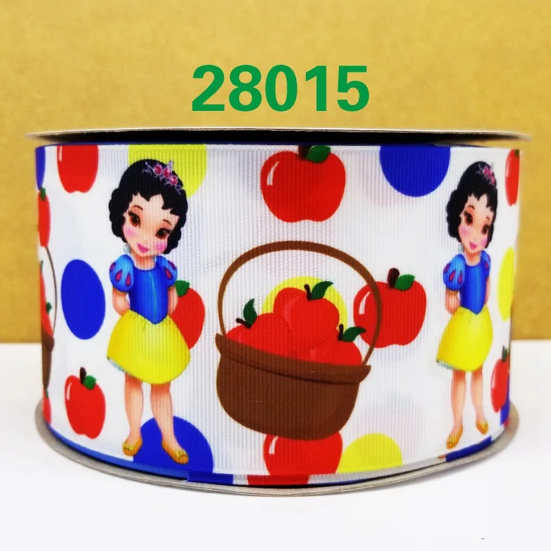 28015 50 ярдов в размер мультфильм ленты напечатанные grosgrain ленты 28020 - Цвет: 28015
