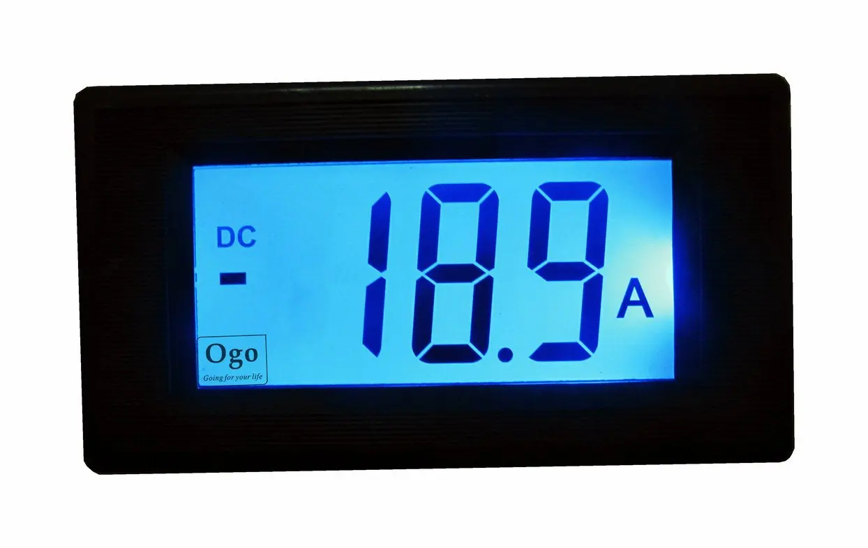 ЖК-дисплей OGO AMP Meter с шунтом 50A (OGO-AM50)