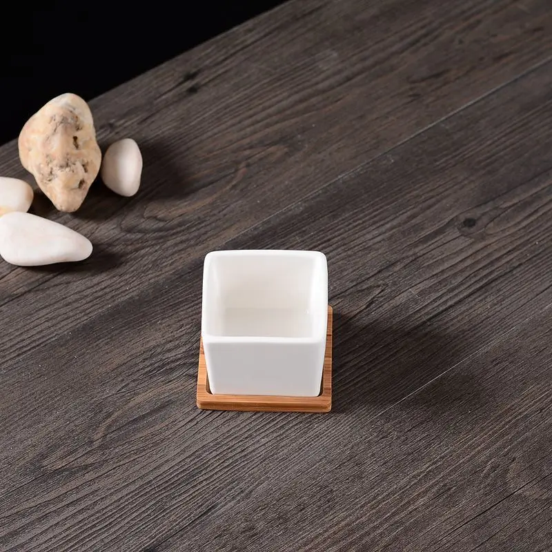 new design flower pot Mini indoor potted plant white ceramic handmade