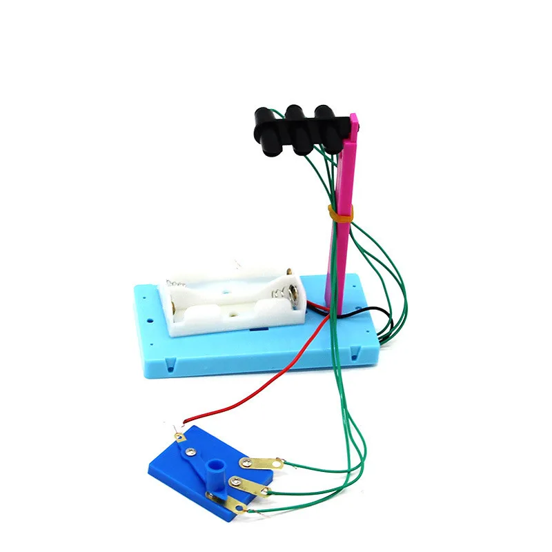 traffic light Science educational toy DIY handmade Scientific experiments Discovery Toys science kits best gifts for kids child