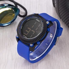 Топ бренд OHSEN модные электронные часы синие мужские наручные часы будильник Дата День Дисплей резиновый ремешок водонепроницаемые спортивные часы Relogio