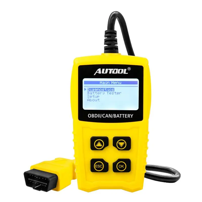 OBD2 12V Code Reader Battery Tester Scan for OBDII EOBD CAN Automotive Scanner Car OBD Diagnostic Tool Code Readers Scan Tools OBD2 12V Code Reader Battery Tester Scan for OBDII EOBD CAN Automotive Scanner Car OBD Diagnostic Tool Code Readers Scan Tools