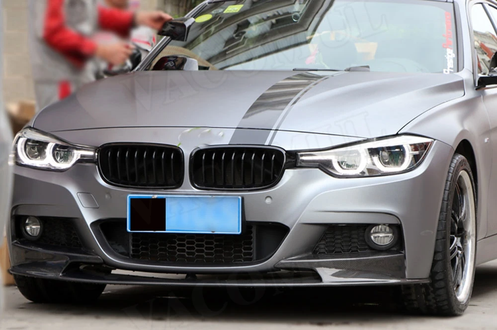 Передний спойлер из углеродного волокна для BMW 3 серии F30 F35 M Sport 320i 325i 328i 330i 335i 2012- бампер с лопатой для подбородка