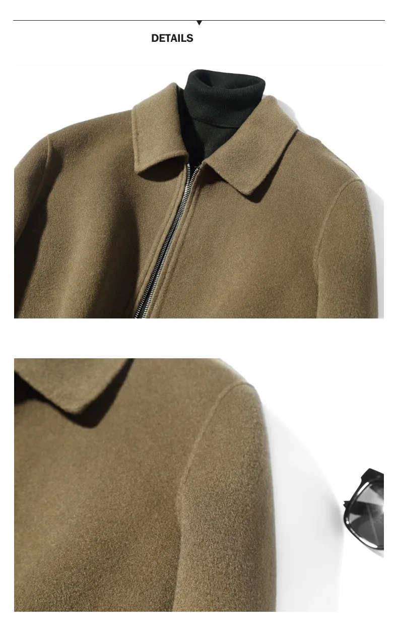 Двухстороннее шерстяное пальто осень-зима куртка мужская 100% шерстяное пальто уличная ветровка мужская s куртки и пальто Erkek Mont MY1859