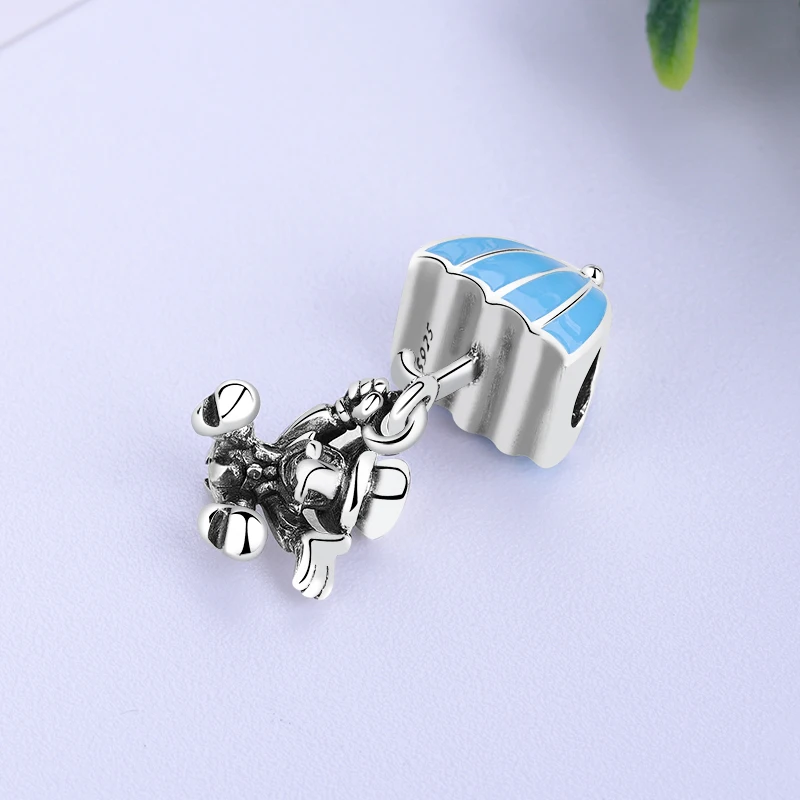 Jclowsexy 100% 925 فضة الخرز الكرتون السيد الكريكيت مظلة سحر صالح الأصلي باندورا أساور و الإسورة DIY Jewelly Jclowsexy 100% 925 فضة الخرز الكرتون السيد الكريكيت مظلة سحر صالح الأصلي باندورا أساور و الإسورة DIY Jewelly
