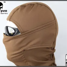 EMERSON флисовая грелка капюшон CS военный Wargame face охотничьи шапки Coyote коричневый EM6631B CB