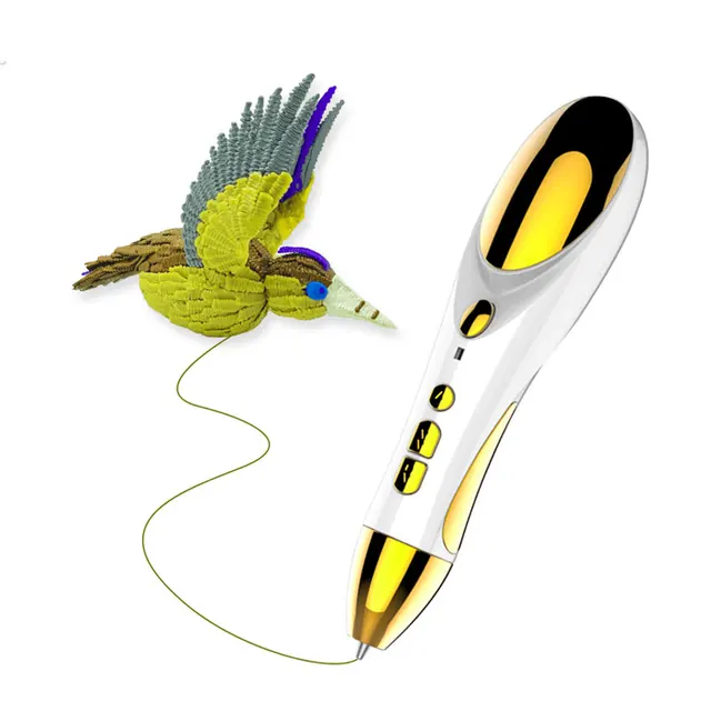 Best Price Creative 3D Pen Support ABS PLA Filament Diy Drawing Pen with Lcd Display Printing  Machines 3D Pen Drawing Kids Birthday Gifts