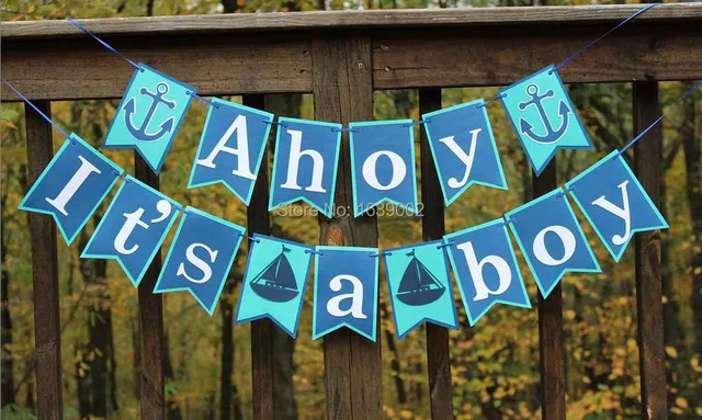 Just Listed It S A Boy Banner Signs Ocean Theme Baby Shower Party Just Listed It S A Boy Banner Signs Ocean Theme Baby Shower Party
