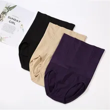 Высокая талия Бесшовные Формирующие трусики женские колготки нижнее белье женское Послеродовое восстановление Формирующее тело нижнее белье