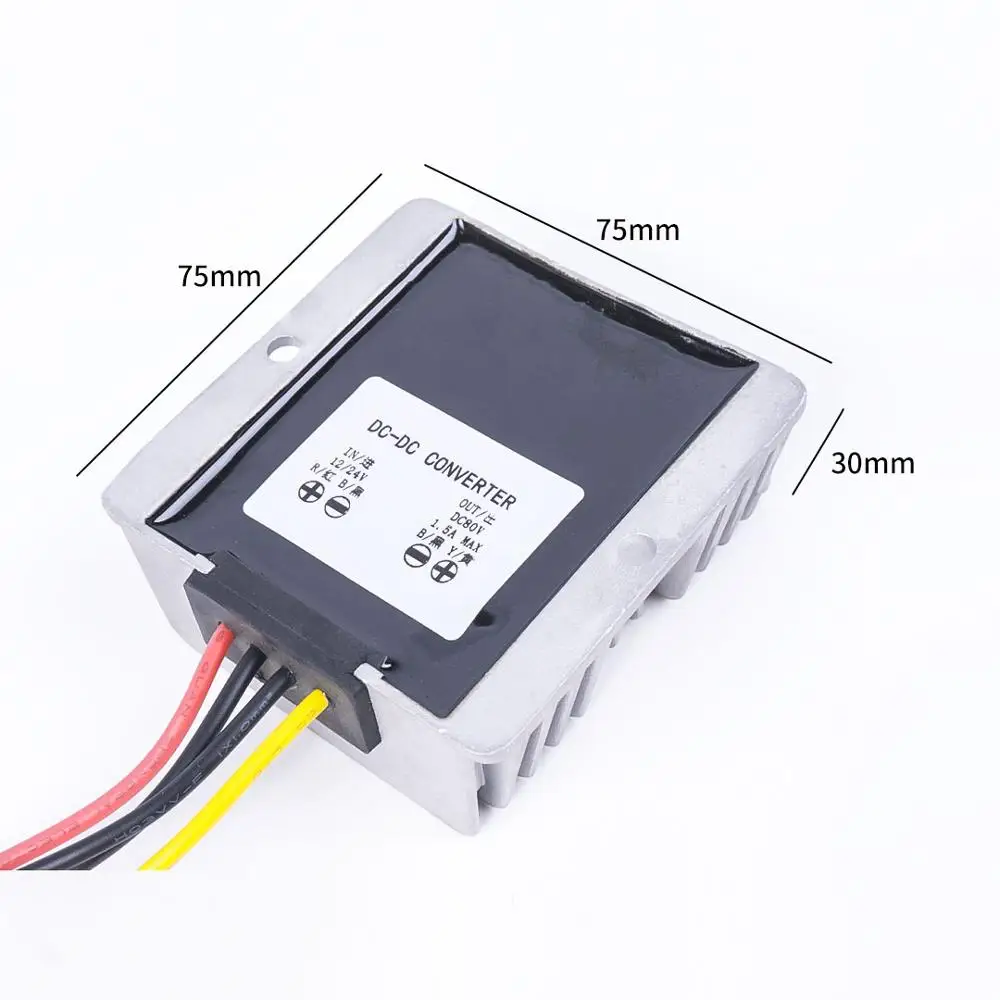 12-24 В до 80 в 1.5A DC преобразователь USB Buck Светодиодный источник питания соответствует CE RoHS
