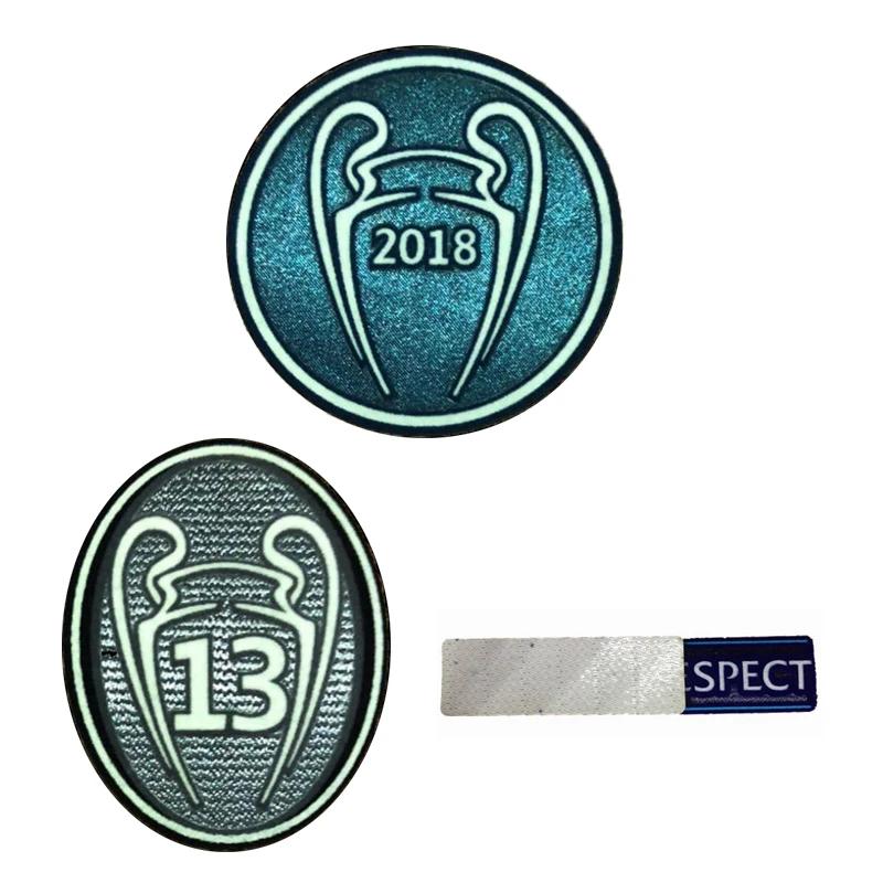 

New 2018 + 13 2017 12 + 2016 + 11 patch football champions league patch print badges, soccer Hot stamping Patch Badges
