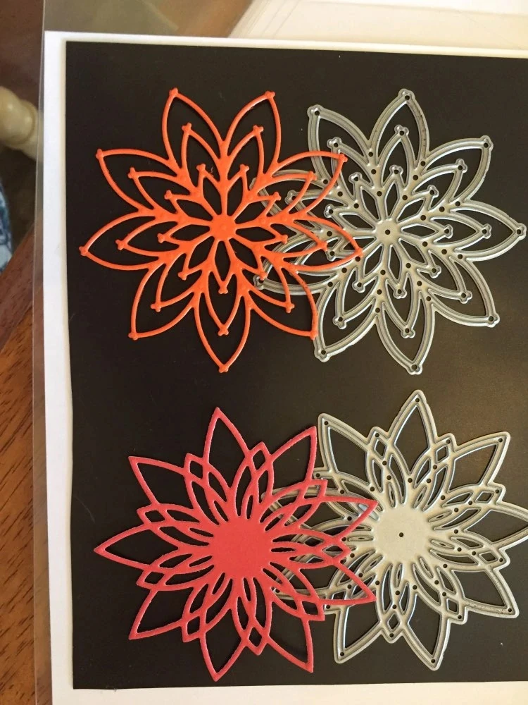 Слои полые цветочные кружева металлические Вырубные штампы DIY Выгравированные штампы изготовление бумажных карточек Скрапбукинг тиснение