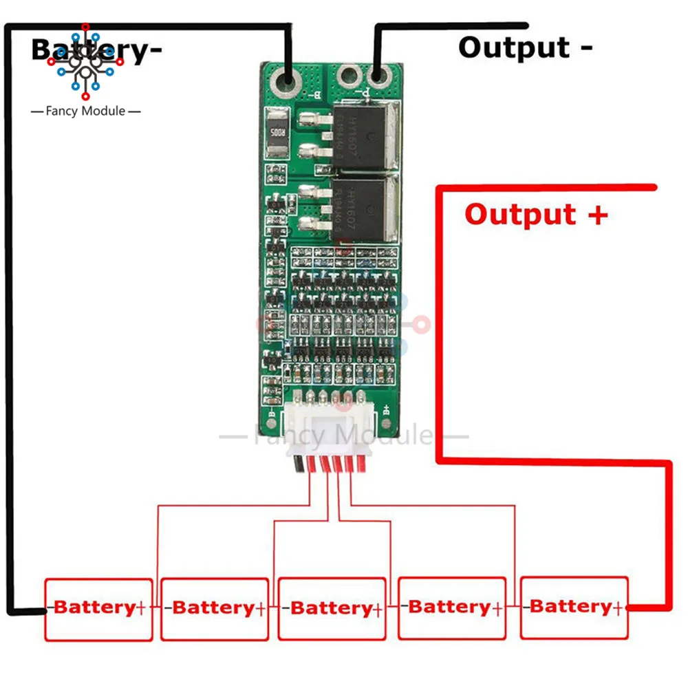 5S 15A литий-ионный Аккумулятор литиевый аккумулятор BMS 18650 Зарядное Устройство Защиты доска 18V 21V клеток защита от короткого замыкания