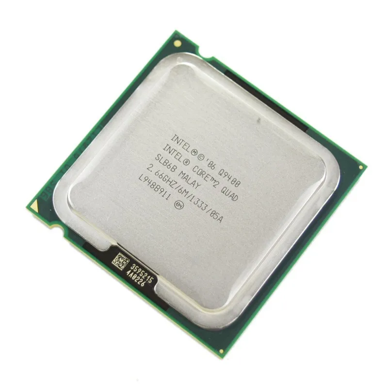 Core 2 Quad Q9400 SLB6B 2.66GHz 6MB 1333MHz Socket 775 Processor cpu 100% Working top cpu