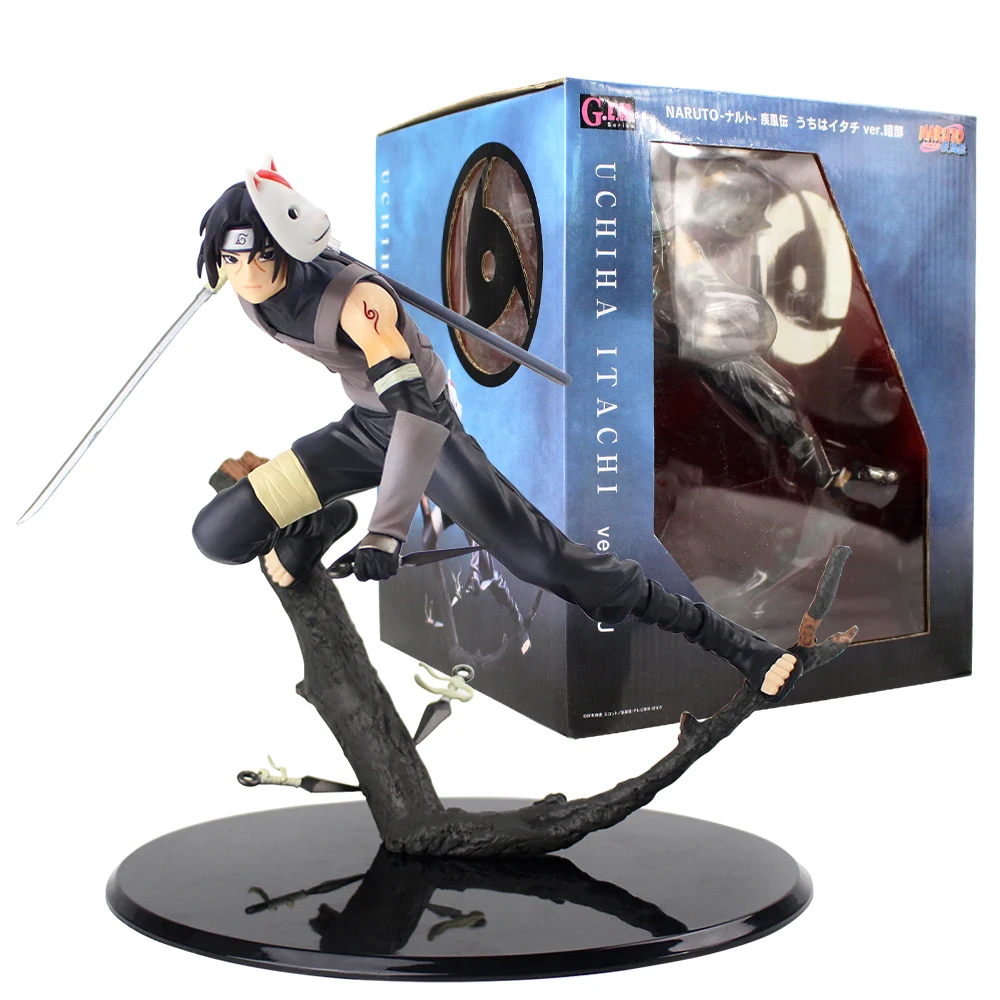 

20cm Anime Naruto Uchiha Itachi With Base Sword Ver. PVC Action Figure Collection Model toys Gift