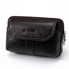 Мужская поясная сумка на пояс, кошелек, кошелек, чехол для сигарет, денег, Мужская воловья кожа, высокое качество, натуральная кожа, сумка для мобильного телефона