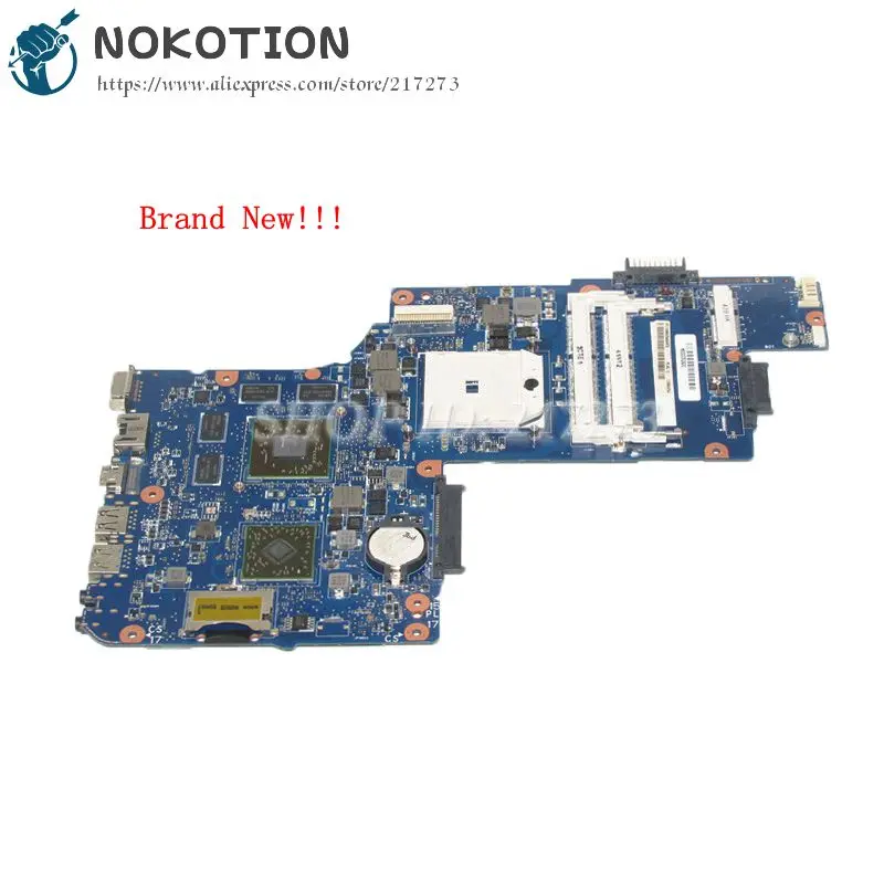 NOKOTION Новый H000052430 основная плата для Toshiba Satellite C850D L850D C855D L855D ПК материнская плата sokcet FS1 HD7600M графика