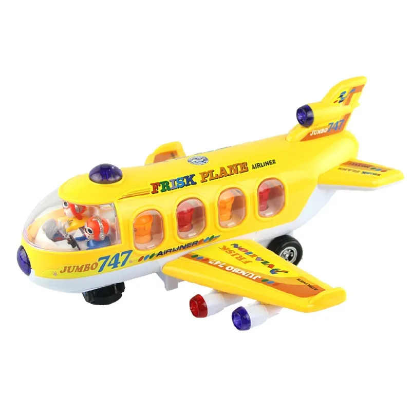 yellow airplane toy