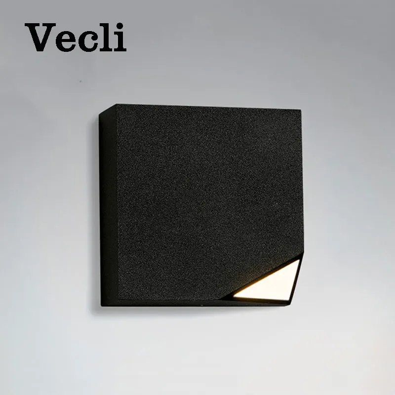 

Aisle wall lamp corridor outdoor wall light step lighting fixtures creative square staircase corner Luminaria