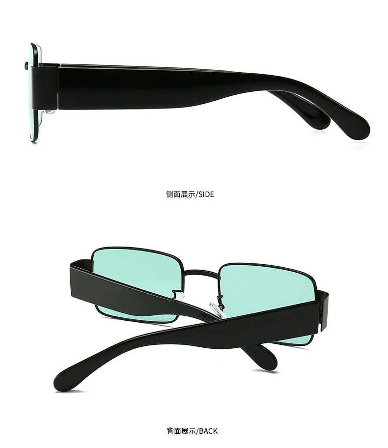 Модные брендовые дизайнерские солнцезащитные очки для мужчин и женщин, для вождения, квадратная металлическая оправа, солнцезащитные очки, мужские ретро очки, UV400, солнцезащитные очки для женщин