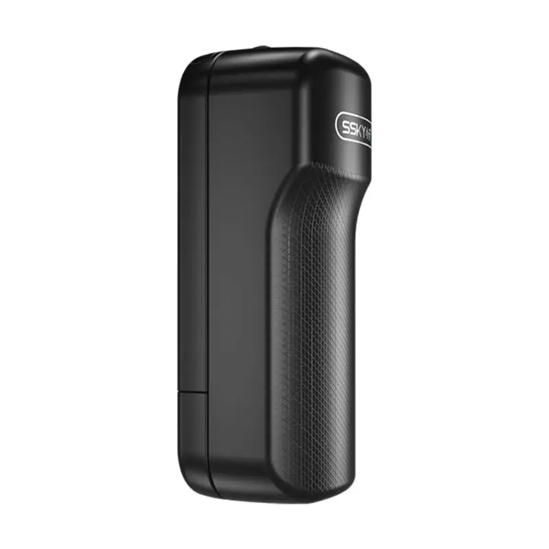 

OOTDTY Black Anti-Shake Wireless Selfie Booster Handle Grip with Bluetooth Remote Control Photograph Supplies