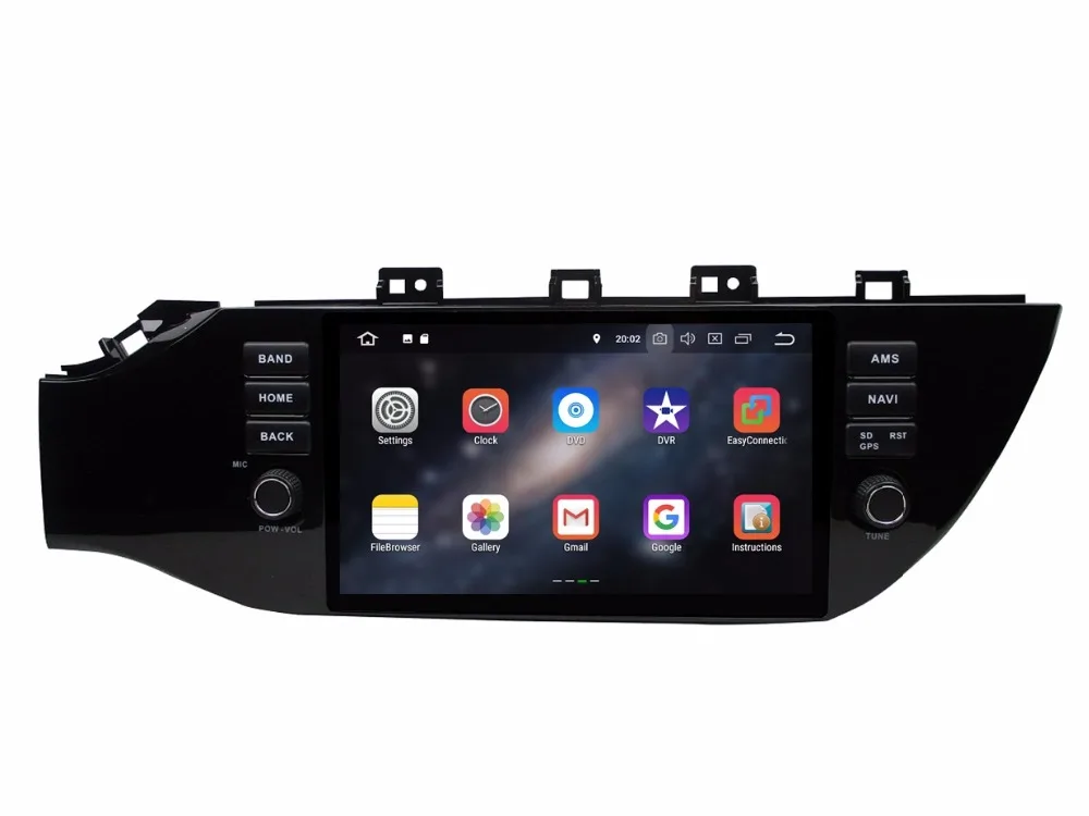 1024*600 4 ядра 9 "Android 8,1 Car Audio DVD плеер для Kia K2 Рио 2017 2018 с радио, GPS, WiFi Bluetooth зеркальная поверхность подключение