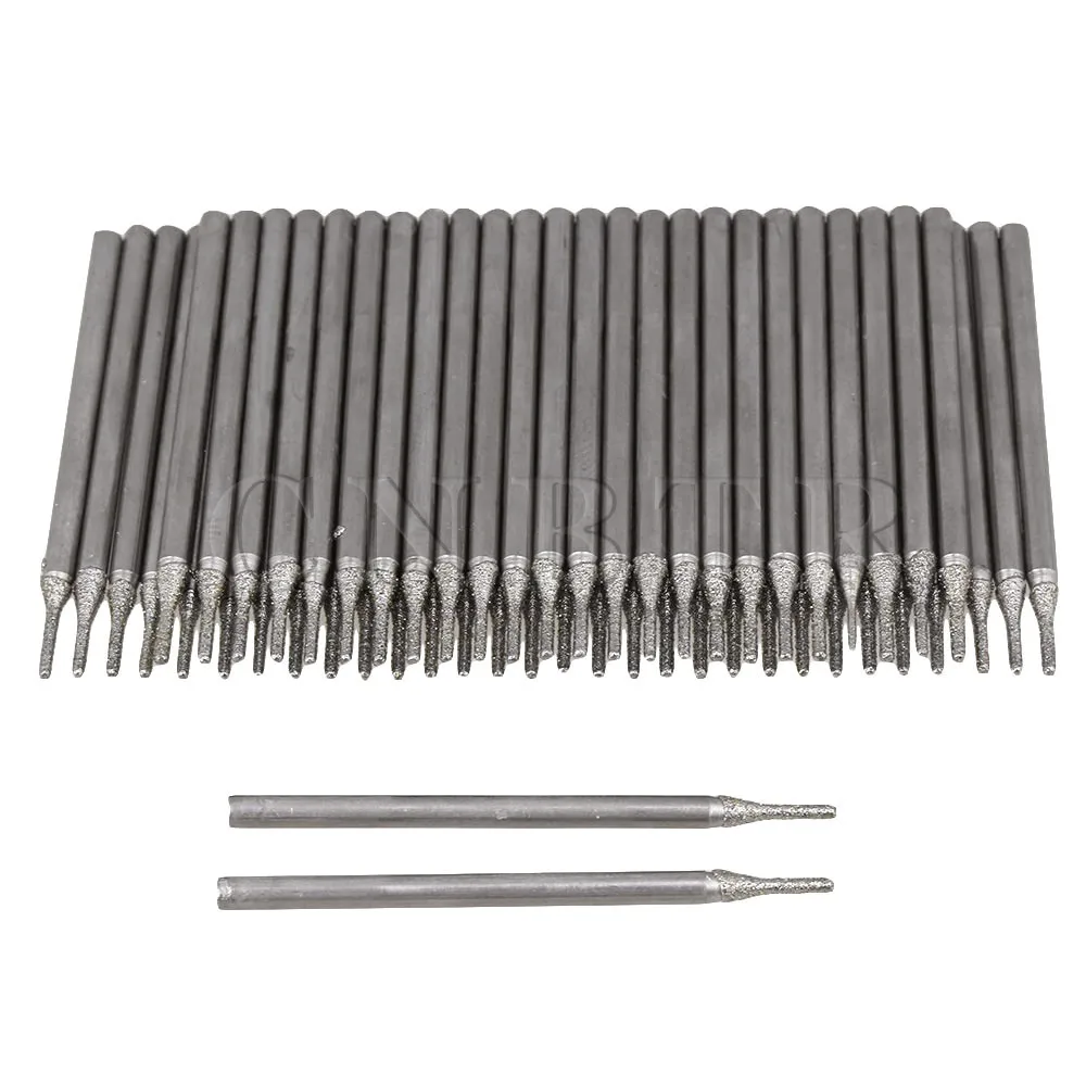 Buy 100 x Lapidary Gems Diamond Drill Bit Solid Bits 0
