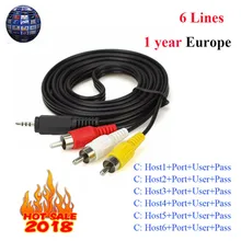 

HD cccam Cline for 1 year Europe Free Satellite ccam Account Share Sever Italy/Spain/French/Germany IKS 1year TV 6 Cable