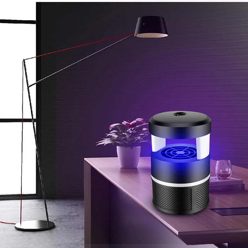 

New Top LED Photocatalyst Mosquito Killer Household Electrical Mosquito-Killing Trap Lamp Bug Flying Insect Pest Purple Lighting