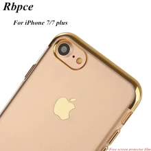 2016 New fashion plating back cover case for iphone 7 4.7 inch and for iphone 7 plus 5.5 inch scratch-resistant + free shipping