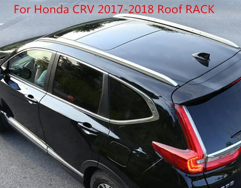 عالية الجودة سيارة من سبيكة الألومنيوم أرفف لسقف السيارة رف أمتعة صالح لهوندا CRV CR-V 2017 2018 بواسطة EMS