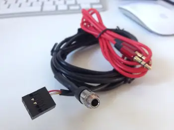 

For BMW E46 02-06 AUX Input Mode Cable -3.5mm Female Dash Mountable Socket