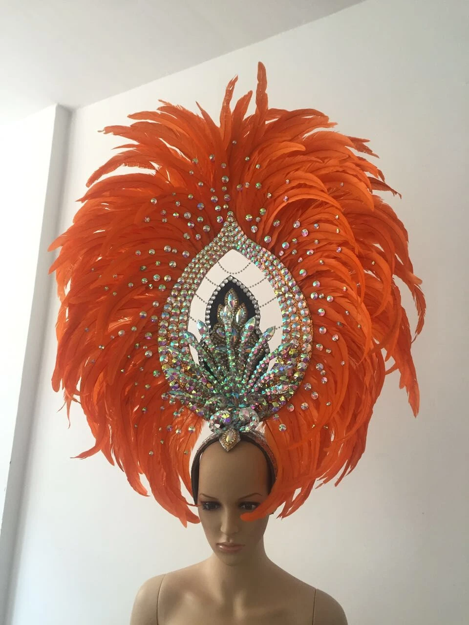 Carnaval veer hoofddeksels meisjes party prestaties boog haar hoofdtooi dans veer hoofddeksel kostuum|feather china|feather headwearfeather swimsuit AliExpress