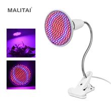 Фитолампа полного спектра светодиодный светильник для выращивания E27 лампа для растений Крытый садовый парник гидропонная, для растений цветок фитолампия