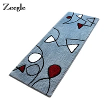 Zeegle прямоугольные коврики для гостиной, дома, Нескользящие Детские Коврики для спальни, прикроватный влагопоглощающий коврик кухонные коврики