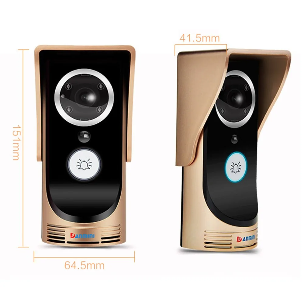 

Smart WIFI Wireless Doorphone PIR Motion Detection 3M 145 Degree Wide Angle Home Use Door Video Intercom Doorbell