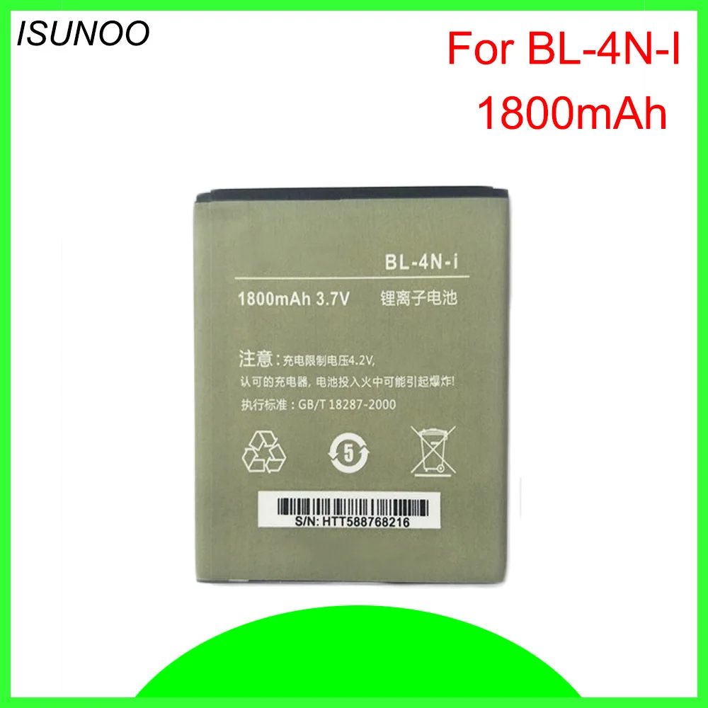 ISUNOO BL-4N-i BL 4N i 1800mAh аккумулятор для innos DNS S4503Q S4503 Small Dragonfly i6c i6 Bateria | Мобильные