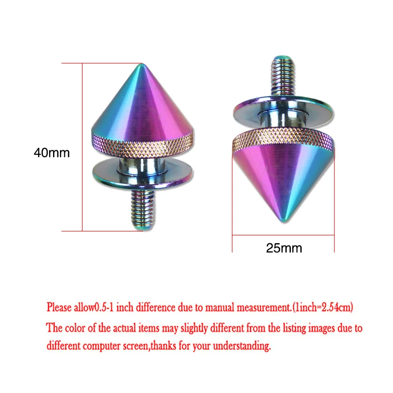 Universal Red Spike Quick Release Fasteners for Car Bumper Trunk Hatch Lids Aluminum Release Attachment Fastener r30 quick release fasteners