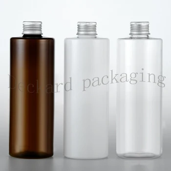 

350ml multicolor empty plastic cosmetic bottles with aluminium cap,essential oil bottle containers,shampoo bottles packaging