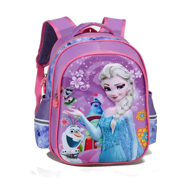 Мультяшные сумки с Софией для учеников 1-6 классов, наплечная сумка для детей, школьный рюкзак для мальчиков и девочек, ранец для малышей - Цвет: photo color S