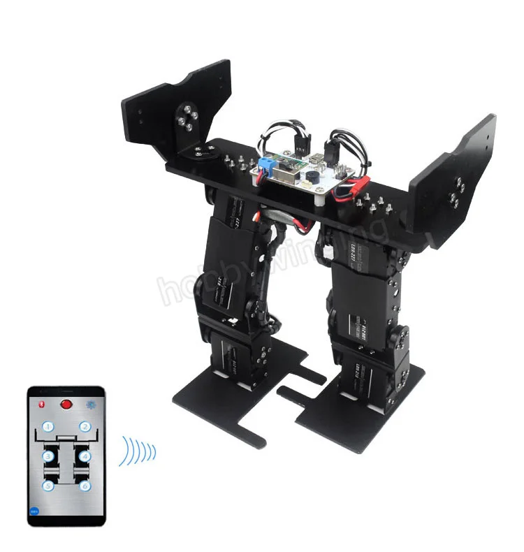 

6DOF Educational Robot Race competition for walking robot Frame Kit with Metal Gear High Torque Digital Servos& Controller