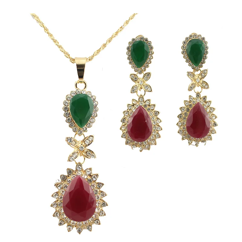 jiayijiaduo-Jewelry-Red-of-Earrings-And-Necklace-For-Women-Nigerian-Wedding-African-Bridal-Jewelry-Set-Crystal