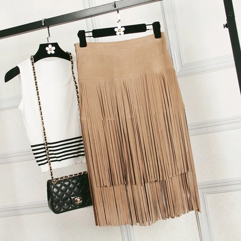 Buy Popular New Tassel Skirts,High end custom Genuine